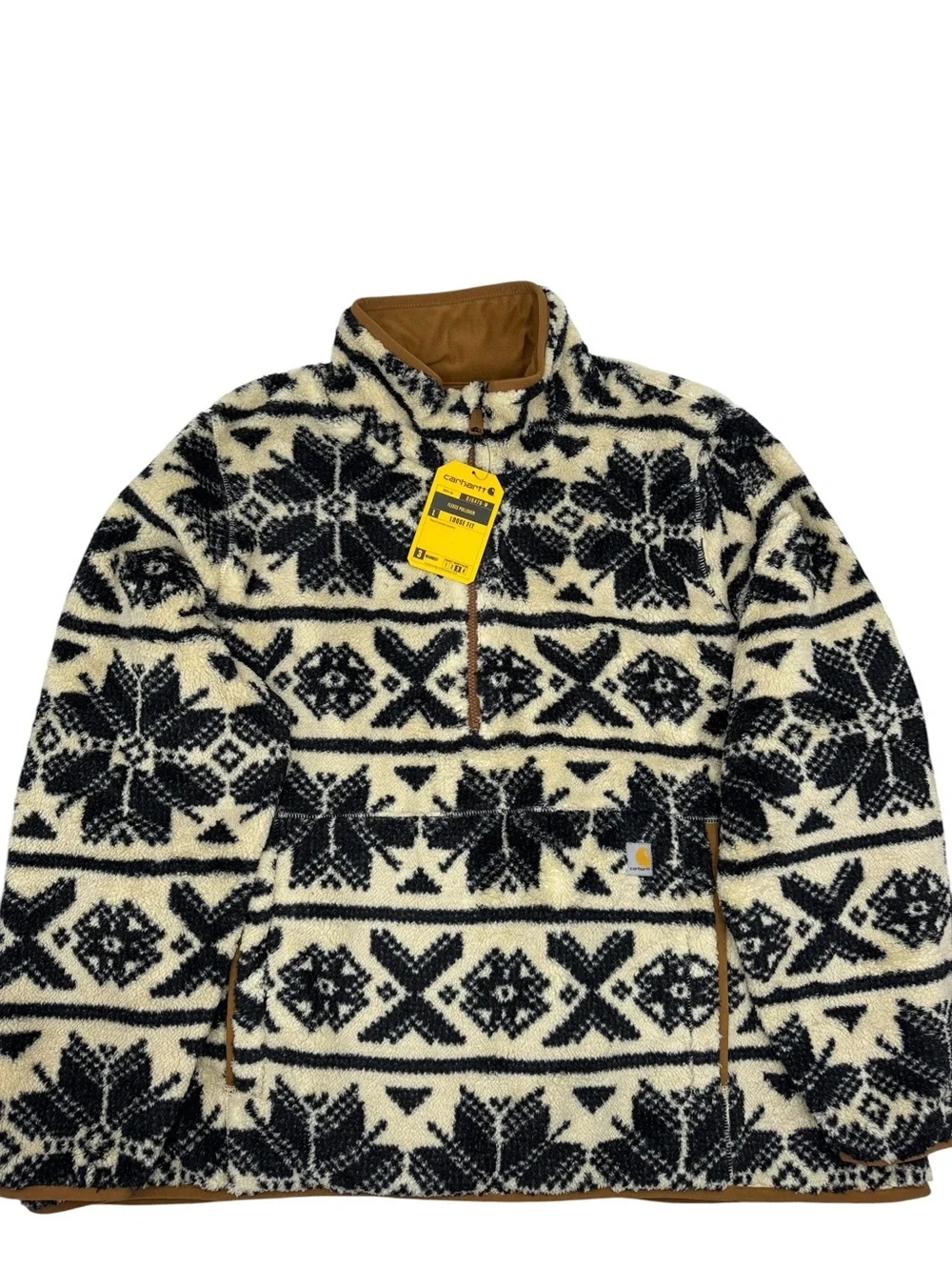 NWT Carhartt Loose Fit Fleece Pullover Jacket - Women's 3X (24-26) - Picture 3 of 16